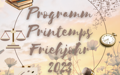 Programme des activités – 2ème trimestre 2023